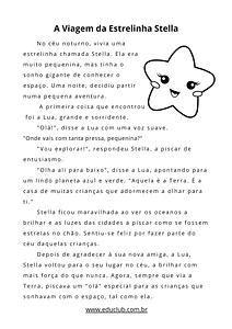 História infantil sobre o espaço