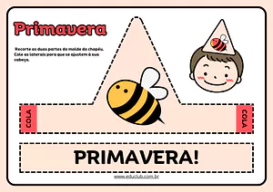 Viseira da primavera para imprimir