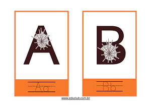 Alfabeto Halloween para imprimir