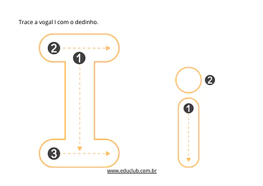 Atividade vogal I para maternal Atividade vogal I para maternal para Creche, Pré-Escola de Língua Portuguesa, Vogais, Alfabetização - Material educacional