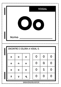 Atividade vogal O