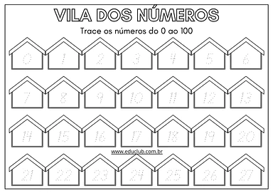 Sequência numérica até 100 para imprimir Sequência numérica até 100 para imprimir para 1º Ano, 2º Ano, 3º Ano de Números, Matemática - Material educacional