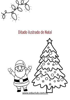 Autoditado de Natal para 1º Ano de Natal, Português, Vocabulário, Datas Comemorativas - Material educacional