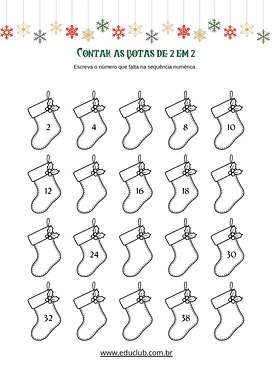 Atividades de Multiplicação Natalina em PDF para Imprimir (Grátis) para 2º Ano, 3º Ano, 4º Ano de Datas Comemorativas, Nat...