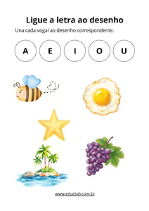 Ligue a letra ao desenho