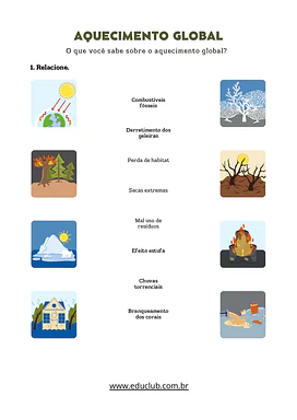 Atividade sobre aquecimento global para imprimir para 4º Ano, 5º Ano de Geografia, Meio Ambiente, Ciências, Aquecimento Gl...