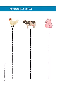 Treino de Coordenação Motora - Recortando em Cima da Linha