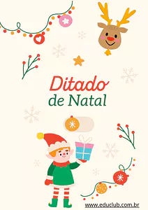 Ditado ilustrado de Natal