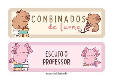 Combinados da turma para Educação Infantil para imprimir para Educação Infantil de Recursos Educativos, Educação Emocional...