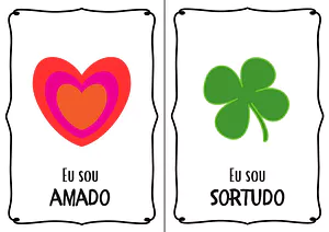 Plaquinhas com frases positivas para sala de aula