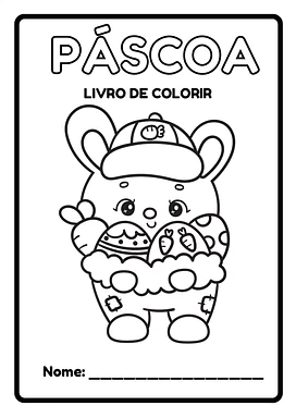 Livro de colorir da Páscoa para Educação Infantil, 1º Ano, 2º Ano de Datas Comemorativas, Artes - Material educacional