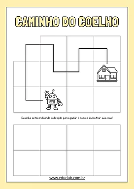 Atividade sobre lateralidade para 1º ano para 1º Ano de Matemática - Material educacional