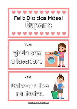 Presente para Dia das Mães para Educação Infantil para Educação Infantil de Educação Emocional, Datas Comemorativas - Mate...