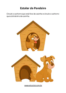 15 atividades sobre noção de espaço para Educação Infantil