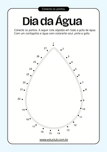 Atividade do Dia Mundial da Água para Educação Infantil