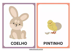 Jogo da memória da Páscoa para imprimir