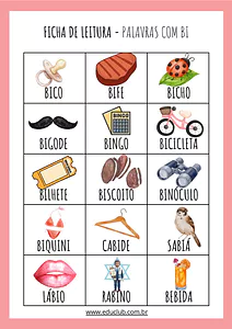 Palavras com BI - Ficha de leitura