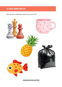 Atividades com os sons do X