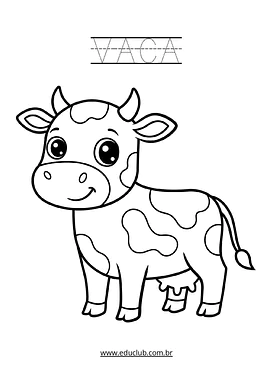 Desenhos fofos para colorir de animais para Educação Infantil, 1º Ano, 2º Ano de Artes, Animais - Material educacional