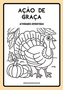 Atividades sobre o Dia de Ação de Graças para imprimir