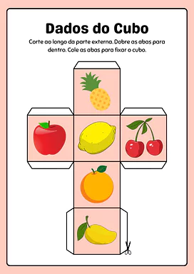 Jogo das frutas para imprimir para Educação Infantil, 1º Ano, 2º Ano de Matemática, Conceitos Matemáticos, Jogos Educativo...