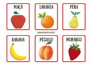 Pareamento de frutas para imprimir