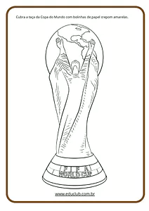Atividade sobre a Copa do Mundo para Educação Infantil