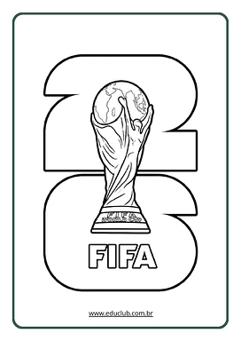 Desenhos da Copa do Mundo para colorir para Educação Infantil, 1º Ano, 2º Ano, 3º Ano, 4º Ano, 5º Ano de Educação Física, ...