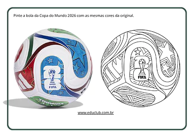 Atividade da Copa do Mundo para ensino fundamental para Educação Infantil, 1º Ano, 2º Ano, 3º Ano, 4º Ano, 5º Ano de Histó...