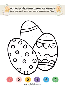 Atividade ovo de Páscoa Educação Infantil