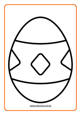 Ovos de Páscoa para colorir para Educação Infantil, 1º Ano, 2º Ano, 3º Ano, 4º Ano, 5º Ano de Datas Comemorativas, Artes -...