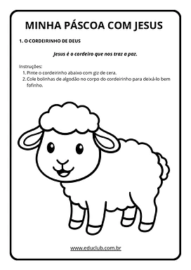 Atividade pascoa cristã Educação Infantil para Educação Infantil de Datas Comemorativas, Educação Emocional, Ensino Religi...