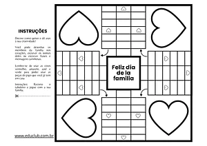 Atividade para Dia da Família para Educação Infantil