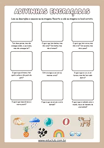 Adivinhas engraçadas com respostas infantil