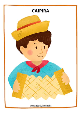 Moldes de Festa Junina para Educação Infantil para Educação Infantil de Datas Comemorativas, Artes - Material educacional