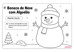 Atividades de inverno para Educação Infantil e Ensino Fundamental