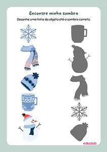 Caderno de atividades de inverno