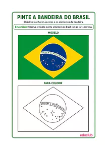 Atividades sobre o Dia da Bandeira para Educação Infantil e Ensino Fundamental