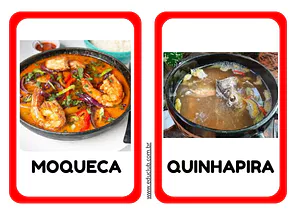 Comidas indígenas para Educação Infantil para imprimir