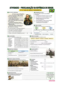 Atividades sobre o Dia da Proclamação da República do Brasil