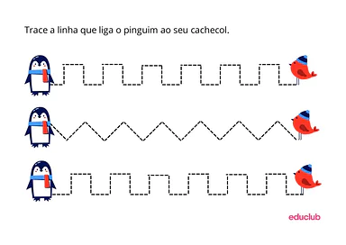 Atividades de tracejado de inverno para Educação Infantil de Alfabetização - Material educacional