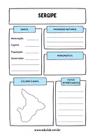 Atividade dos Estados do Brasil para 5º Ano, 4º Ano, 3º Ano de Geografia - Material educacional