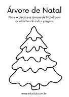 Atividade de artes de Natal 2 ano