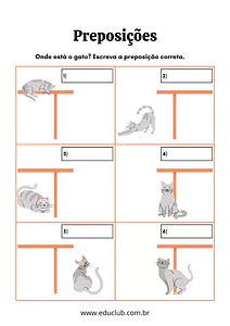 Preposições de lugar