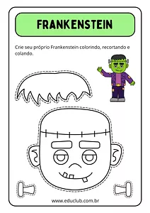Frankenstein para recortar e montar