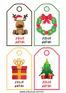 Ideia de lembrancinha de Natal para alunos para 5º Ano, 4º Ano, 3º Ano, 2º Ano, 1º Ano de Datas Comemorativas, Natal - Mat...