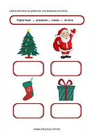 Atividades de Natal 1 ano