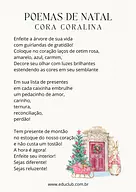 Poema de Natal Cora Coralina