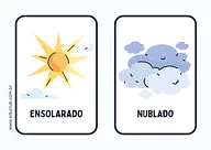 Atividade sobre o tempo Educação Infantil Atividade sobre o tempo Educação Infantil para Creche, Pré-Escola de Geografia, Clima - Material educacional