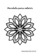 Mandala para colorir